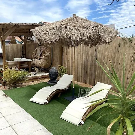 Logement Climatise Avec Piscine Semesterbostad Labenne